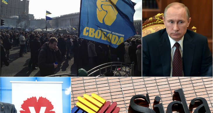 Ukraina, Vladimir Putin, vänsterpartiet, Ryssland, Bistånd